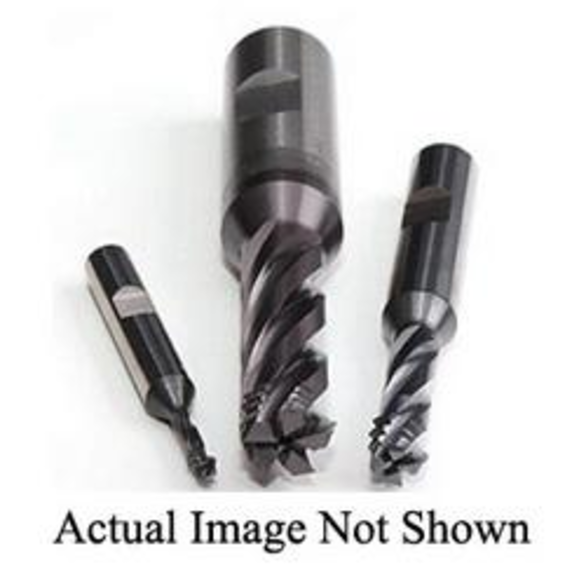 Emuge GF732257.0100 ZBGF-W Style Single Plane One Pitch Spiral Flute Thread Mill With Axial Through Coolant, M10x1.5, M12x1.5 Coarse/Fine Thread, 76 mm OAL, 4 Flutes, 10 mm Dia Shank