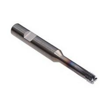 Emuge GF753276.0060 ZBGF-T Style Single Plane One Pitch Straight Flute Thread Mill With Axial Through Coolant, M6x1, M7x1 Coarse/Fine Thread, 65 mm OAL, 3 Flutes, 8 mm Dia Shank
