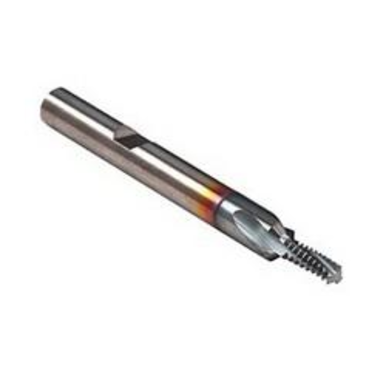 Emuge GFR15106.5043 SHUR-THREAD™ GFR15106 GFI Style Spiral Flute Thread Mill, 1/4-28 UNF Thread, 2-1/2 in OAL, 3 Flutes, 1/4 in Dia Shank
