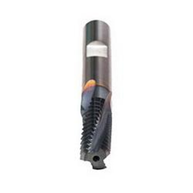 Emuge GFR35106.5015 SHUR-THREAD™ GFR35106 GFI Style Spiral Flute Thread Mill With Axial Through Coolant, 5/8-11 UNC Thread, 3-3/4 in OAL, 4 Flutes, 1/2 in Dia Shank