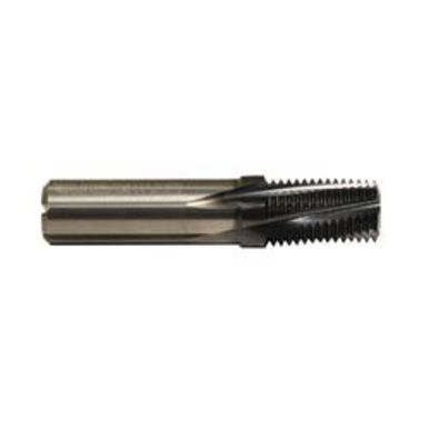 Emuge GFT8B259.9679 GFI Style Spiral Flute Thread Mill, 1-11-1/2, 2-11-1/2 NPT (API-LP) Thread, 3-3/4 in OAL, 5 Flutes, 3/4 in Dia Shank