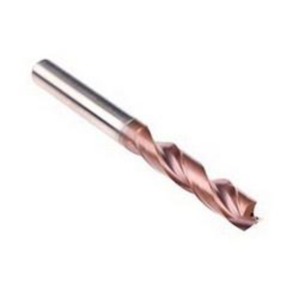 Emuge TA204524.0930 EF Series TA204524 High Performance Stub Length Drill With Through Coolant, Metric, 9.3 mm Drill - Metric, 0.3661 in Drill - Decimal Inch, Solid Carbide, AlCrN-T37 Coated