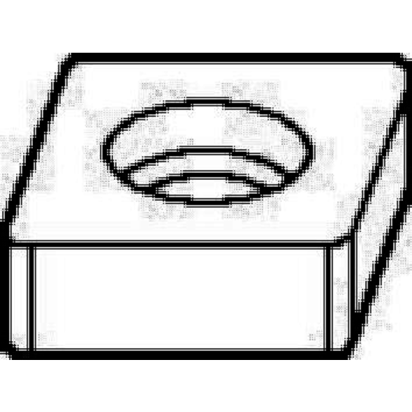 Kennametal 1016506 0.3190 in Inscribed Circle, Rectangle Shape, Turning, Shim for Indexables