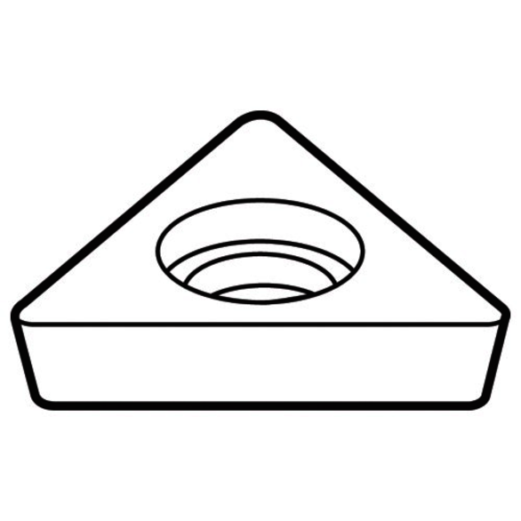 Kennametal 1016602 0.3750 in Inscribed Circle, Triangle Shape, Turning, Shim for Indexables