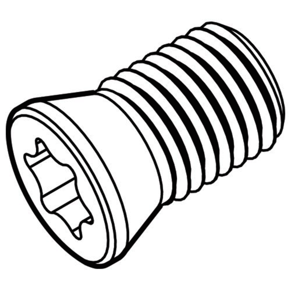 Kennametal 1019640 #4-40, Cap Screw, Screw for Indexables