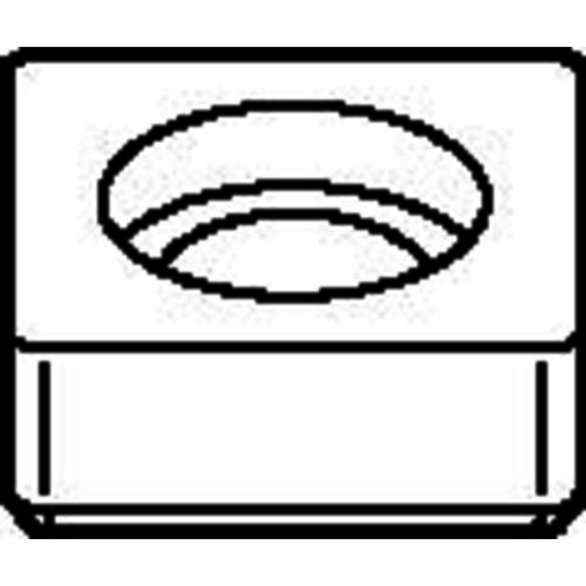 Kennametal 1056234 0.2600 in Inscribed Circle, Square Shape, Turning, Shim for Indexables