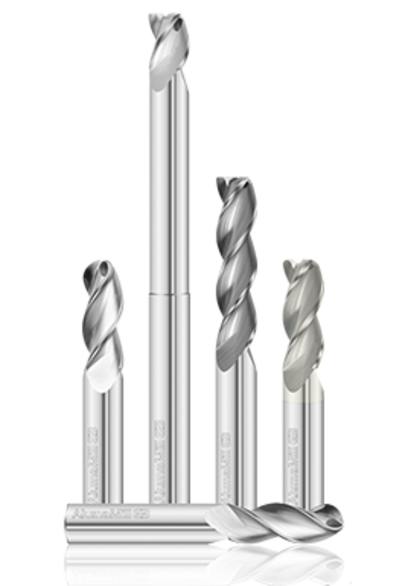 Fullerton Tool 27012 Square End Mill 0.25In Milling Dia, 1In LOC, 2.5In OAL, 3 Flutes, Carbide