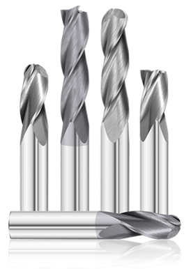 Fullerton Tool 33064 Square End Mill 0.375In Milling Dia, 3In LOC, 6In OAL, 3 Flutes, Carbide
