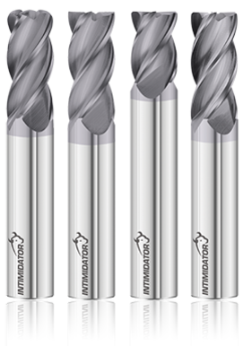 Fullerton Tool 34291 Square End Mill 0.1875In Milling Dia, 0.625In LOC, 2In OAL, 4 Flutes, Carbide