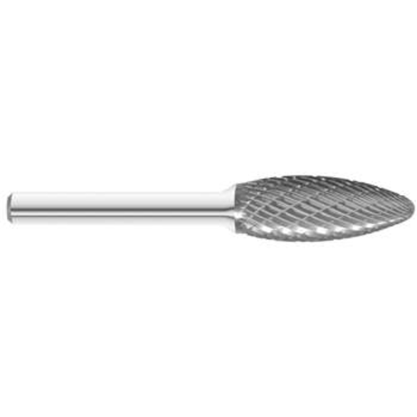 Fullerton 49273 1/2 Solid Carbide Rotary Bur Flame Shape