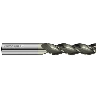 Fullerton Tool 27999 Square End Mill 0.625In Milling Dia, 2In LOC, 5In OAL, 3 Flutes, Carbide