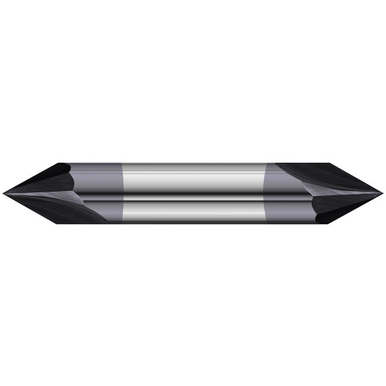 Fullerton Tool 36097 Corner Radius End Mill 0.25In Milling Dia, 0.2188In LOC, 2.5In OAL, 2 Flutes, Carbide
