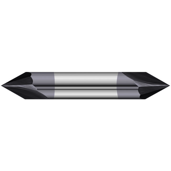 Fullerton Tool 36097 Corner Radius End Mill 0.25In Milling Dia, 0.2188In LOC, 2.5In OAL, 2 Flutes, Carbide
