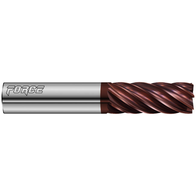 Fullerton Tool 36280 Square End Mill 0.2362In Milling Dia, 0.7874In LOC, 2.9921In OAL, 5 Flutes, Carbide