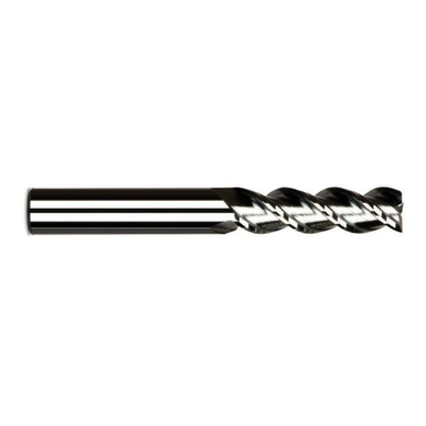 Fullerton Tool 38201 Square End Mill 0.125In Milling Dia, 0.5In LOC, 1.5In OAL, 3 Flutes, Carbide