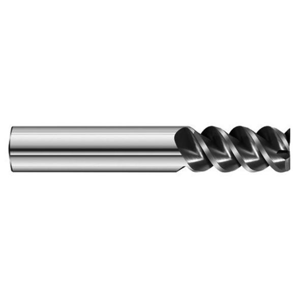 Fullerton Tool 38207 Square End Mill 0.625In Milling Dia, 1.5In LOC, 3.5In OAL, 3 Flutes, Carbide