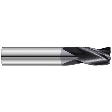 Fullerton Tool 93215 Square End Mill 0.2362In Milling Dia, 0.5118In LOC, 1.9685In OAL, 3 Flutes, Carbide