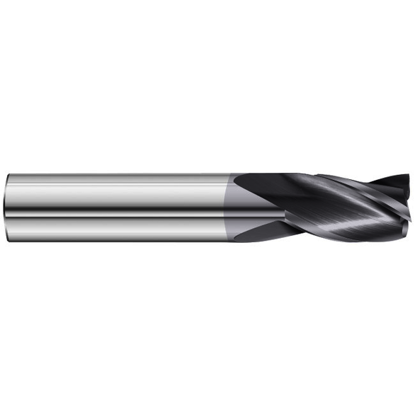 Fullerton Tool 93215 Square End Mill 0.2362In Milling Dia, 0.5118In LOC, 1.9685In OAL, 3 Flutes, Carbide