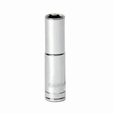 GearWrench 80221 Deep Length Drive Socket, Imperial, 7/32 in 12 Point Socket, 1/4 in Square Drive