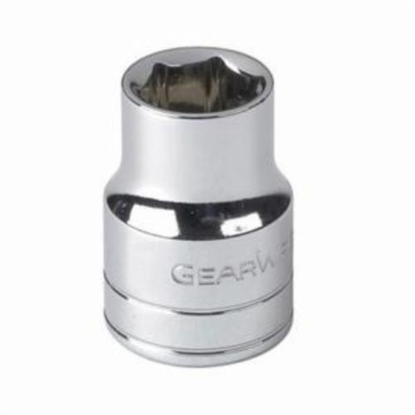 GearWrench 80607D Standard Length Drive Socket, Imperial, 3/4 in 6 Point Socket, 1/2 in