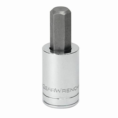GearWrench Professional Standard Length Bit Socket, Metric, 19 mm Bit, 1/2 in Hex Drive, 1.49 in