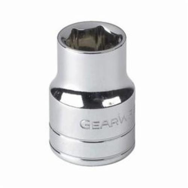 GearWrench 80794 Standard Length Drive Socket, Imperial, 1-1/4 in 12 Point Socket, 1/2 in