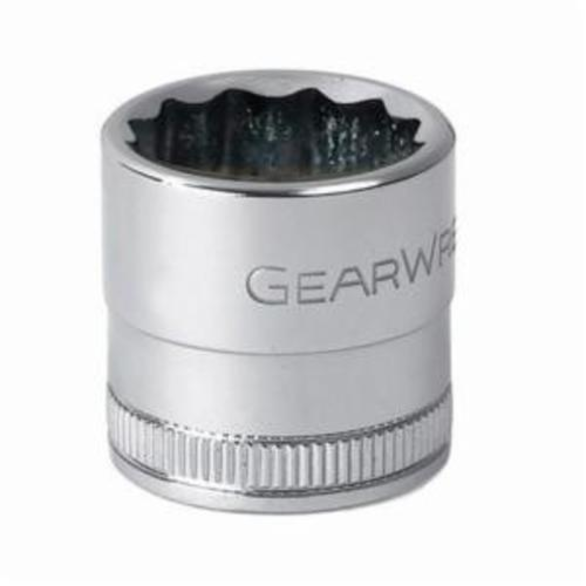 GearWrench 80682 Standard Length Drive Socket, Metric, 28 mm 12 Point Socket, 1/2 in