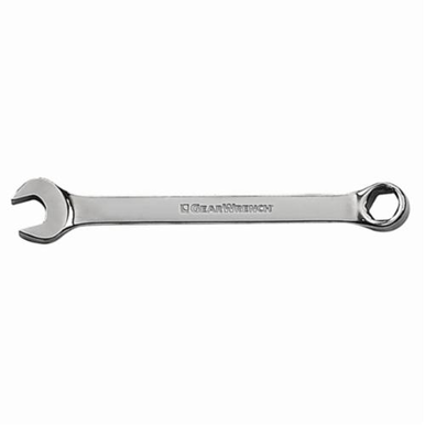 GearWrench 81763 Metric Non-Ratcheting Combination Wrench, 15 mm, 6 Points, 9.134 in OAL, 15 deg Offset