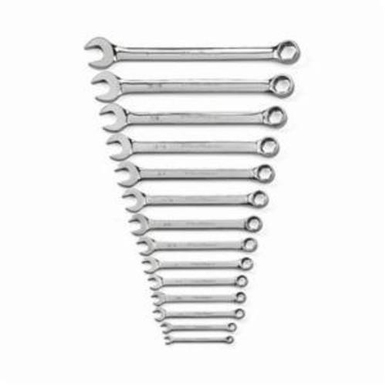 GearWrench 81924 SAE Regular Length Non-Ratcheting Combination Wrench Set, 14 Pieces