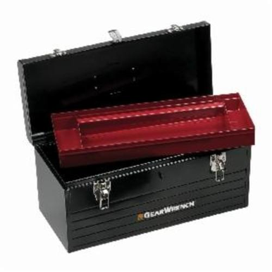 GearWrench 83130 Tote Box, 741 cu-in, 6-1/2 in H x 19 in W x 6 in D, Steel