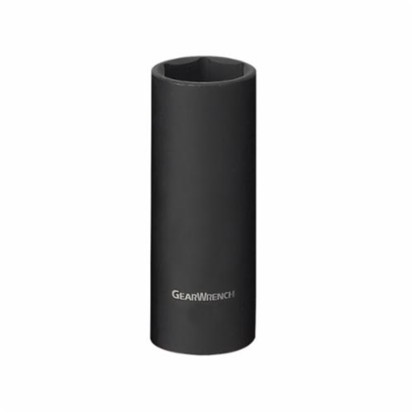 GearWrench 84324 SAE Standard Length Impact Socket, 7/16 in Socket, 3/8 in Drive, 2.52 in OAL
