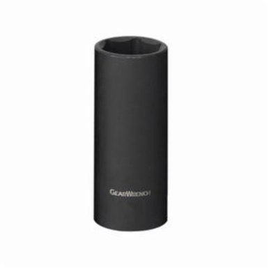 GearWrench 84338N Metric Deep Length Impact Socket, 15 mm Socket, 3/8 in Drive, 2.48 in OAL
