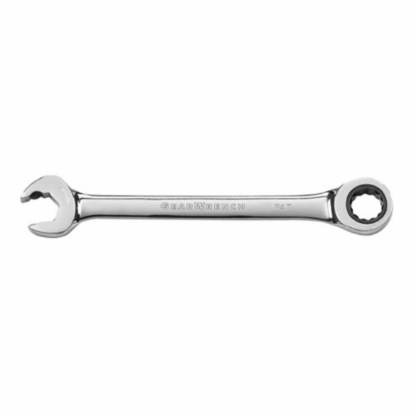 GearWrench 85512D Ratcheting Combination Wrench, 12 mm, 12 Points, 6.756 in OAL