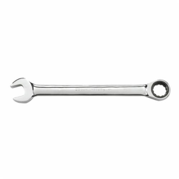 GearWrench 9026 SAE Regular Length Ratcheting Combination Wrench, 13/16 in, 12 Points, 11.476 in OAL, 15 deg Offset