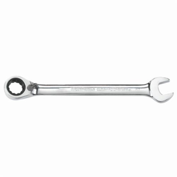 GearWrench 9540N Non-Capstop Reversible SAE Regular Length Ratcheting Combination Wrench, 1 in, 12 Points, 10 in OAL