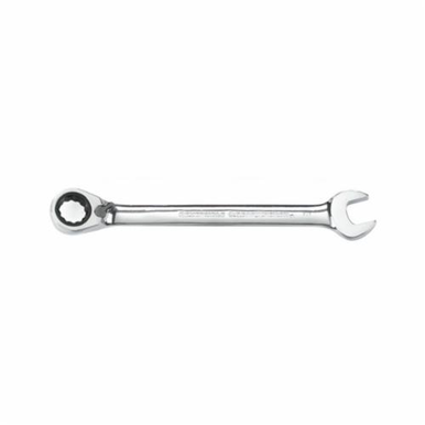 GearWrench 9527N Reversible SAE Regular Length Ratcheting Combination Wrench, 7/16 in, 12 Points, 6.413 in OAL