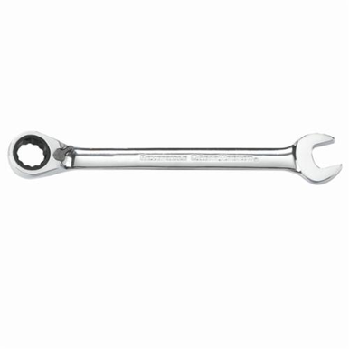 GearWrench 9528N Reversible SAE Regular Length Ratcheting Combination Wrench, 1/2 in, 12 Points, 6.902 in OAL