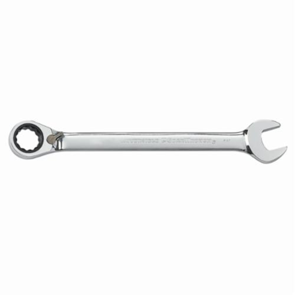 GearWrench 9613N Metric Regular Length Reversible Ratcheting Combination Wrench, 13 mm, 12 Points, 6.902 in OAL