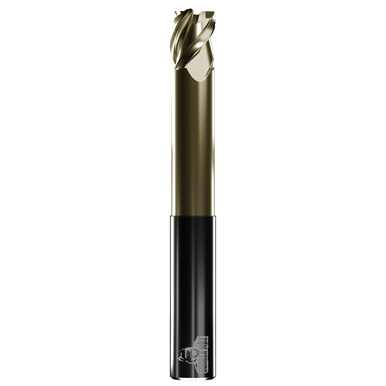 Gorilla Mill Gmanr58F32.375Zrn Square End Mill 0.625in Milling Dia, 0.75in LOC, 4in OAL, 3 Flutes, Carbide