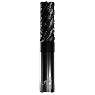 Gorilla Mill Gmhtcb38R7060 Corner Radius End Mill 0.375in Milling Dia, 0.875in LOC, 2.5in OAL, 7 Flutes, Carbide