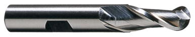 Cleveland C42119 0.3750 HSS End Mill 2.5000 OAL Bright