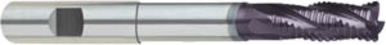 GUH 9036000160000 16 mm Milling Dia, 32 mm LOC, 150 mm OAL, 4 Flutes, Carbide, FIREX Coated, Roughing & Finishing End Mills