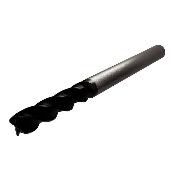 Widia 6828405 0.2500 in Milling Dia, 0.7500 in LOC, 2.5000 in OAL, 4 Flutes, Carbide, AlTiN, Square End Mills