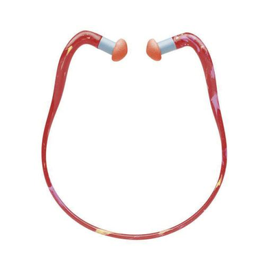 Howard Leight by Honeywell QB3HYG Quiet Band Earplugs, 23 dB Noise Reduction, Pod, Specifications Met: ANSI S3.19-1974, EN 352-2:1993 / EN-24869-1:1993, Reusable, Banded Design