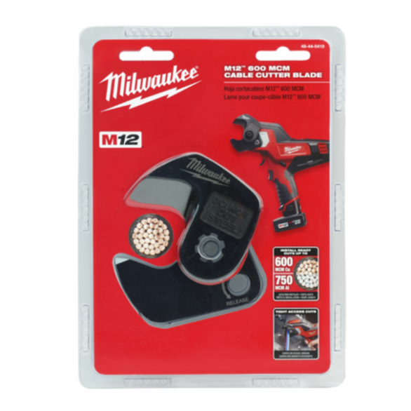 Milwaukee® M12™ Cable Cutter Blade, For Use With 2472 600 kcmil Cable Cutter, Hardened Steel