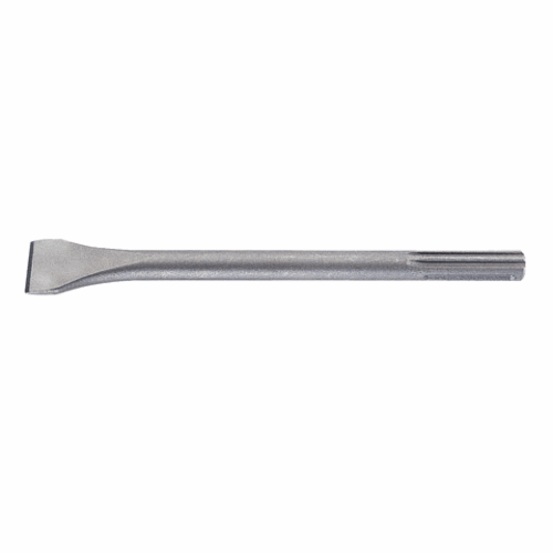 Milwaukee® 48-62-4079 Flat Chisel, Slotted, 18 mm Round Shank, For Use With Milwaukee® 5315-21 SDS Max Rotary Hammers