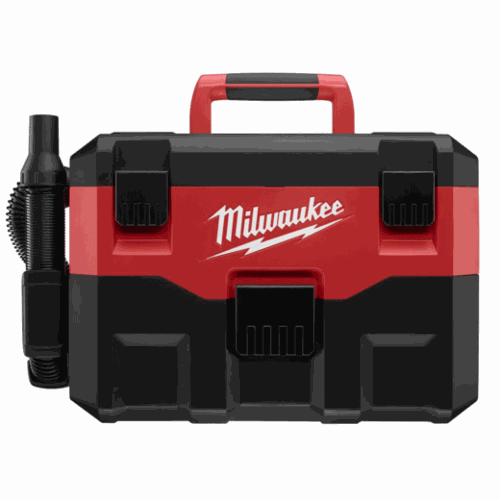 Milwaukee® M18™ Cordless Vacuum, 2 gal, 18 VDC, Lithium-Ion Battery, Polycarbonate Housing