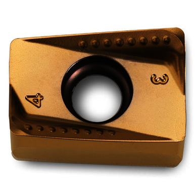 Ingersoll DIPOS-TETRA™ 2900414 ANHU16 Multi-Purpose Milling Insert, ANSI Code: ANHU160708R J IN4030, ANHU Insert, 160708 Insert, Carbide, Manufacturer's Grade: IN4030, Rhombic Shape