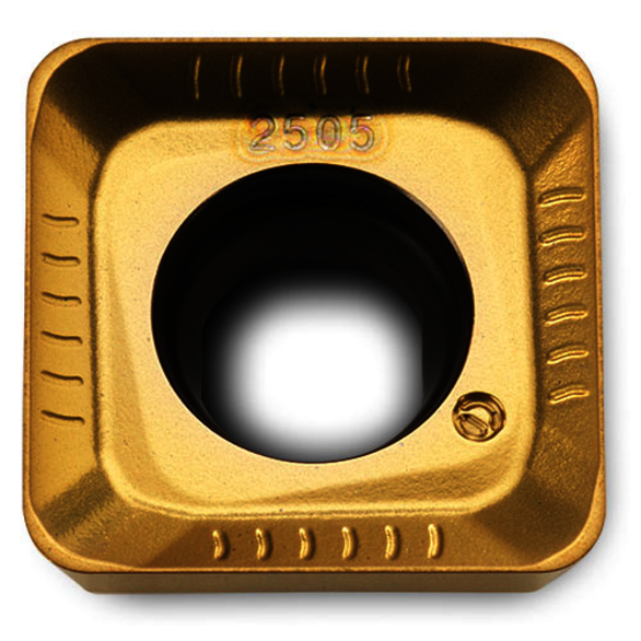 Ingersoll 2901936 Milling Insert, ANSI Code: SDMS130515R-PH K IN4005, SDMS Insert, 130515 Insert, Carbide, Manufacturer's Grade: IN4005, Squared Shape