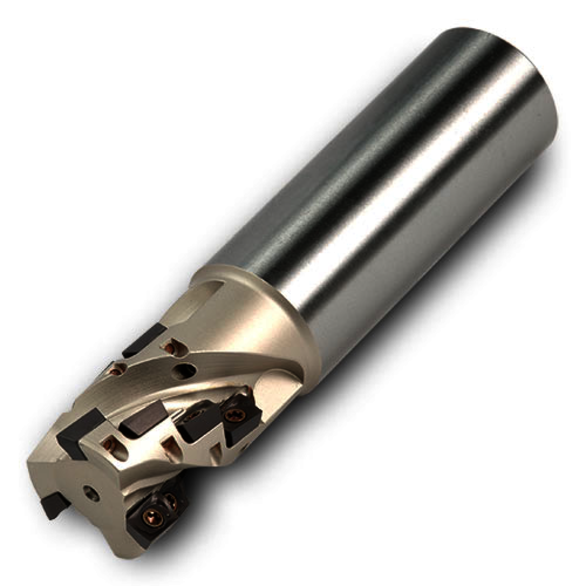 Ingersoll Cutting Tools 3018573 16.00 mm Cut Dia, 16.50 mm Max Depth, 16.00 mm Shank Dia, Indexable Square-Shoulder End Mill